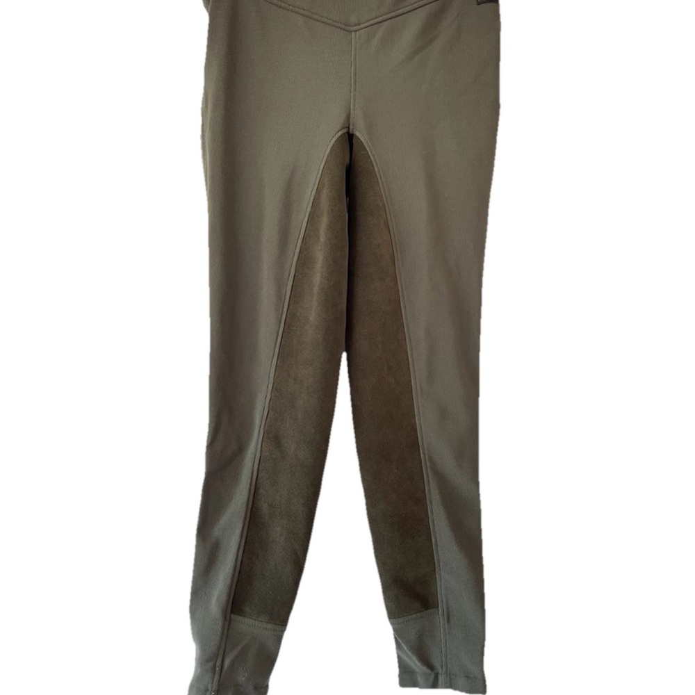 Kerrits Equestrian Riding Pants Full Seat Woman’s Size Large Olive Green